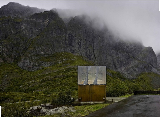 Roadside Reststop Akkarvikodden, Lofoten, Norway by Manthey Kula Architects on thisispaper.com 8782 83Panorama1 Roadside Reststop Akkarvikodden, Lofoten, Norway by Manthey Kula Architects on thisispaper.com